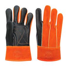 Guantes de cuero de res